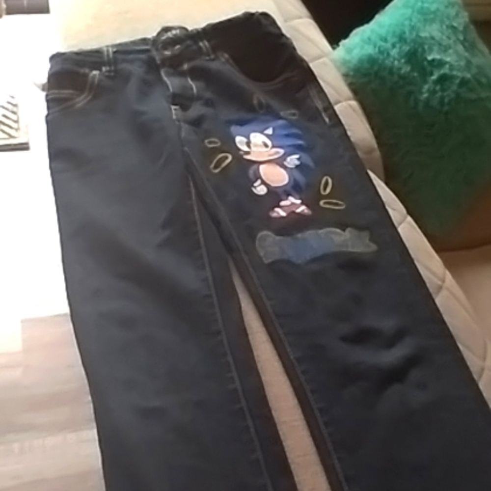 Hand painted jeans for kids